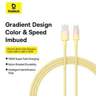 Baseus Discolor Series USB to USB-C 100W 1m/2m Fast Charging Cable
