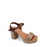 OH MY SANDALS Odette Braided Block Heels OS-5734