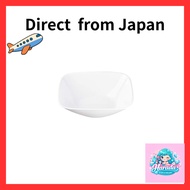 Corelle plate, dimensions 22.5cm x 22.5cm x 6.5cm, break-resistant, lightweight, Winter Frost White,