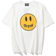 Drew House Smiley Face Fashion T-Shirt PURE Cotton Shirts Premium Cotton Combed 24s Original 100% | 