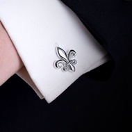French Cuff Men's Cufflinks Silver Metal Shirt Cufflink Shirt Cufflinks Custom Lettering Cufflinks