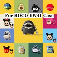 READY STOCK! For HOCO. EW41 Case Cute three-dimensional shape for HOCO EW41 Casing  Soft Earphone Ca