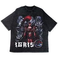 Solo Leveling Igris Stonewash/ Boxy Oversize/ Regular Upsize/ Skena Anime Heavyweight cotton 20s T-S