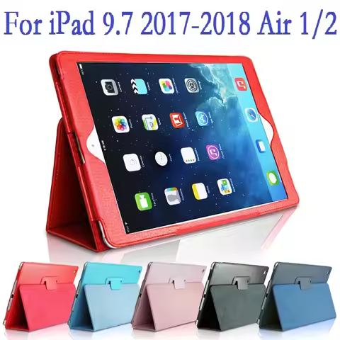 Folio Coque for iPad 2017 2018 9.7 5th 6th iPad Air 1 Air 2 Case Magnetic Smart A1566 A1822 PU Stand