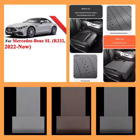 For Mercedes-Benz SL R232 SL43 SL55 SL63 AMG 2022-2026 Car Seat Leg Support Extension Mat support pa