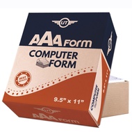 AAA Form 1 PLY / 2 PLY / 3 PLY / 4 PLY 2 UP NCR Computer Form FULL BOX / Color Computer Paper 1PLY 2