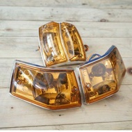 Vespa Accessories Vespa Px NPX Yellow Crystal Turn Signal Lights SMOKE