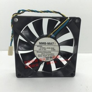 [Cooling Fan] Original NMB 8CM cm 3106KL-04W-B86 8015 12V 0.50 A 4 Wire PWM Chassis Fan