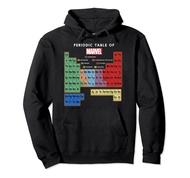 Ultimate Periodic Table Of Elements Graphic Hoodie Pullover Hoodie