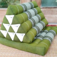 三角枕，2 折，10 個隔層，50 x 120 厘米，Khit 枕頭，靠墊枕頭，木棉枕頭，Khit 圖案木棉床墊。