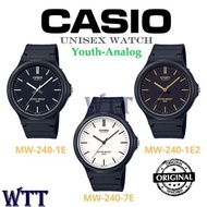 CASIO ORIGINAL MW-240 SERIES ANALOG UNISEX MEN WATCH JAM TANGAN LELAKI CASIO ORIGINAL CASIO WATCH FOR MEN