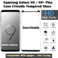 Samsung S9 / S9+ Plus Full Tempered Glass Case Friendly