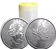 加拿大楓葉銀幣1盎司 一筒裝 不散賣