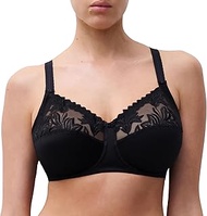 Amazone Full Figure Underwire Bra (36DDD Black)
