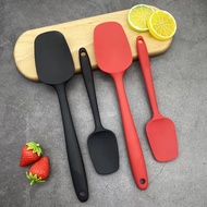 One-piece Silicone Spatula High Temperature Household Cake Cream Cooking Spatula Stirring Spatula