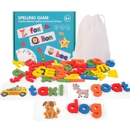 Spelling Game - English Spelling Word Puzzle Toy, 52 Sets of Word Matching Cards