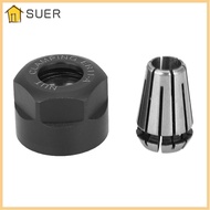 SUER 2 PCS Spring Collet Set, Dynamic Balance Holes 1/4 Inch ER11 Collet Chuck, Dynamic Clamping Nut
