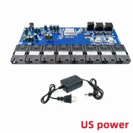 8F2E Gigabit Fiber switch Ethernet Media Converter 8 Port 1.25G SC 2 RJ45 10/100/1000M 8 SC PCBA boa