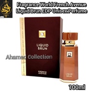 Fragrance World French Avenue Liquid Brun EDP Unisex 3.4 Fl Oz
