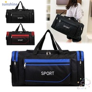SSUNSHINE Luggage Bag, Large Capacity Waterproof Sports Gym Bag, Portable 60 L Nylon Duffel Bag Suit