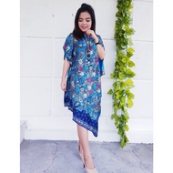 Elfira Kaftan Batik Dress Satin Silk