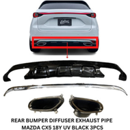 MAZDA CX-5 CX5 BODYKIT BODY KIT REAR BUMPER SKIRT LIP DIFFUSER WITH EXHAUST