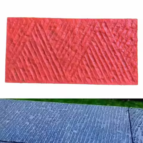 Cement Floor Tiles Anti-Slip Embossing Mold Art Retro Concrete Wall Embossing Tool Garden Building P