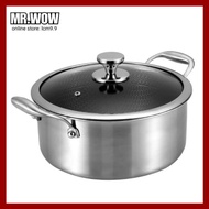 SUS 316 Stainless Steel Non Stick Sauce Pot /Frying Wok with handle