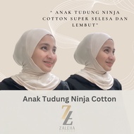 Anak Tudung Ninja cotton by Zaleha Textiles | inner neck anak tudung ninja