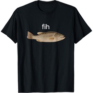Men's cotton T-shirt Fih T-Shirt