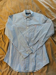 （極新購入價4990）-Polo Ralph Lauren 格子挺版襯衫