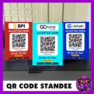 CUSTOMIZED QR CODE STANDEE ON SINTRABOARD | WATERPROOF AND QUALITY QR CODE DISPLAY QR CODE STAND