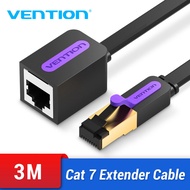 【COD】Vention Cáp Ethernet Cáp mở rộng RJ45 Cat 7 Cáp mở rộng mạng Lan Nam sang Nữ 1m 1.5m 2m 3m 5m D