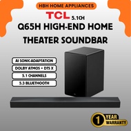 [NEW] TCL Q65H 5.1ch High-end Home Theater Soundbar | 5.1 CH | Dolby Atmos & DTS: X | AI Sonic-Adapt
