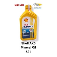 Oli Shell Ax5 1.0L Sport Oli Motor 4Tak Semua Merk Motor Shell Advance