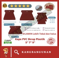 Kape PVC Plastik 5 Inch Scrap Sekrap Skrap Plastic Plamir Tembok Cat