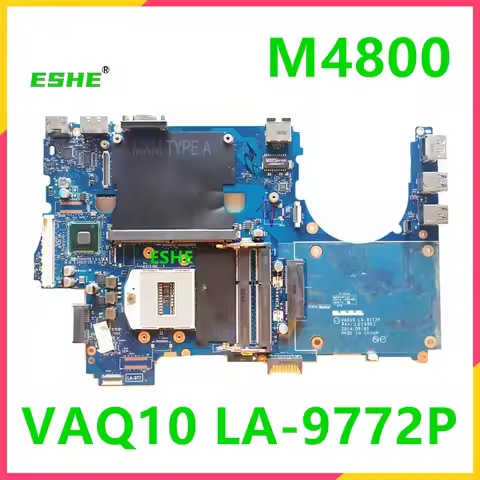 For DELL Precision M4800 Laptop Motherboard 0C3V2K CN-0C3V2K C3V2K LA-9772P Motherboard DDR3 100% Te