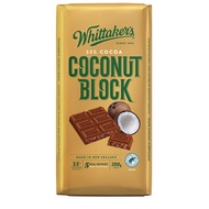 Whittaker's chocolate coconut block 200gram