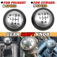 Gear Stick Knob Head Lever Adapter 5 6 Speed Transmission for Peugeot 307 308 3008 407 5008 807 Citr