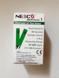 strip gula darah nesco / stik gula darah nesco / strip glukosa nesco
