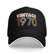 Vintage 1970 Fashion Hipster Baseball Cap