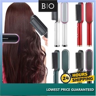 Hair Straightener Comb Heating Hair Straightener Styling Tool Comb Curler kskin  Sikat pelurus rambu