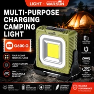 WARSUN Mini Atmosphere Outdoor Camping Light Work Light Bottom Magnetic Suction 6 Modes Flashlight