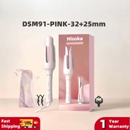 【With Bag】Hisoka Automatic Hair Curler Replaceable Newest Design 2 in1 Ceramic Curling Iron Curly Ha