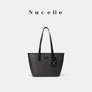 Nucelle Large Capacity Commuter Tote Bag Womens Handbag Double Strap Zinc Alloy Zipper Fashionable O