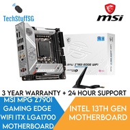 MSI MPG Z790I/Z790 I EDGE WIFI LGA 1700 DDR5 Wi-Fi 6E INTEL Z790 Mini-ITX MOTHERBOARD (Intel 13th ge