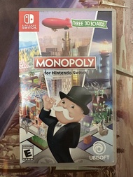 【Switch 二手遊戲】Monopoly 大富翁 地產大亨｜英文版｜有盒有卡｜Ubisoft