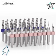 HIGHENDX Mini CNC Drilling Bit Multifunctional PCB Twist Drill Wood CNC Drill Carbide CNC Milling Cu