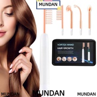 MUNDAN Vortex Comb Bundle, 4 Settings Easy to Use Vortex Hair Growth Wand,  Nourishes Hair Roots Hig