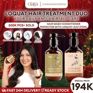 SAMPO Ciara Hair Wash X Conditioner Perfector With Loquat Leaf Conditioner for damaged hair, split e